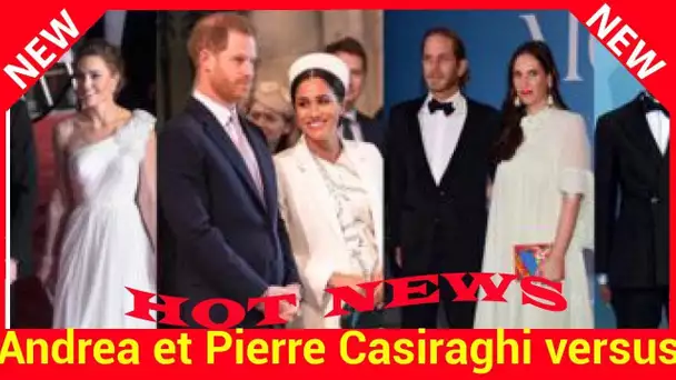 Andrea et Pierre Casiraghi versus Harry et William : qui sont les plus glamour ?