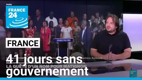 41 jours sans gouvernement en France : "C'est sans précédent sous la Ve République" • FRANCE 24