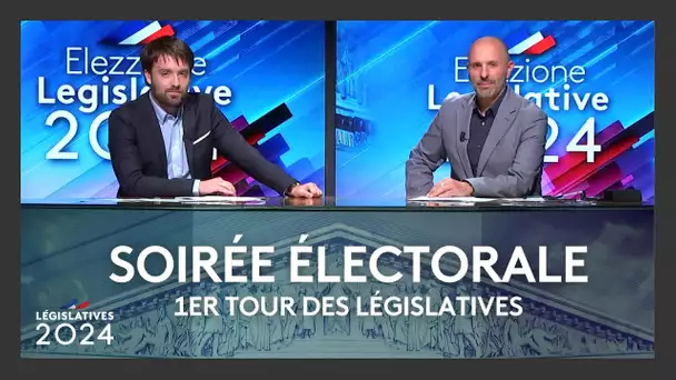 Soirée spéciale - Élections législatives 2024 1er tour - Corse