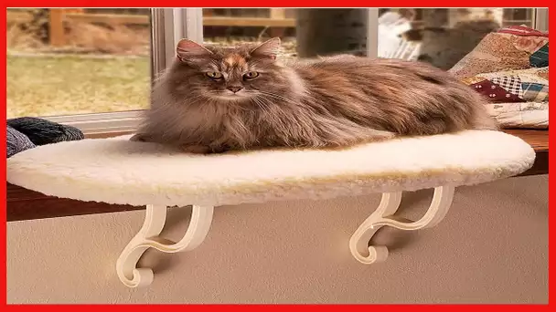 K&H Pet Products Kitty Sill Cat Window Heated/Unheated Hanging Window Perch Bed and Hammock