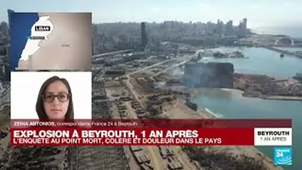 Explosion de Beyrouth, un an après : "Un moment très émouvant à la caserne des pompiers"