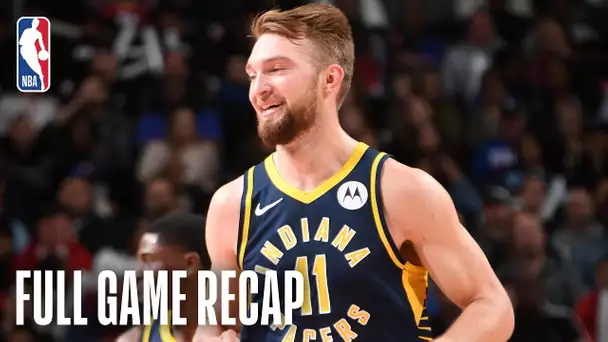 PACERS vs PISTONS | Domantas Sabonis Double-Double Leads Indy | April 3, 2019