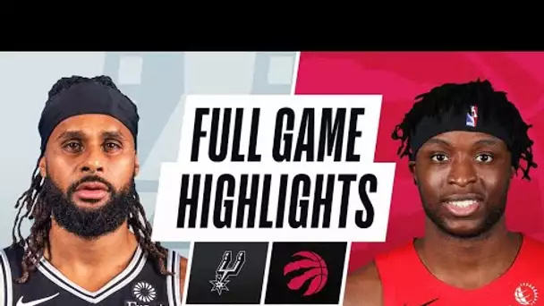 SPURS at RAPTORS | FULL GAME HIGHLIGHTS | April 14, 2021