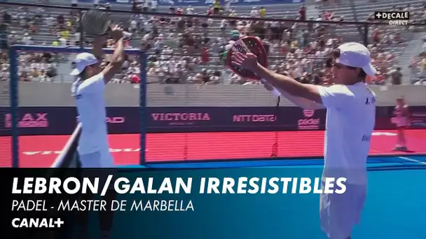 Galan et Lebron irrésistibles - Master de Marbella