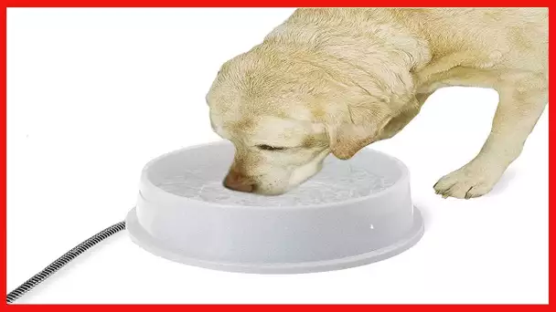 K&H Pet Products Thermal-Bowl Cat & Dog Outdoor Heated Water Bowl