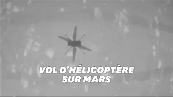 L'hélicoptère Ingenuity a volé sur Mars