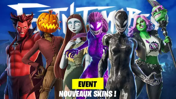 TOUS LES NOUVEAUX SKINS DE L'EVENEMENT HALLOWEEN ! (MEPHISTO, SHE-VENOM, SALLY, PENNY GHOUL ...)