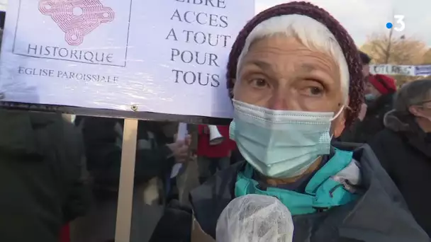 Un dimanche de discorde autour de l'abbaye de Solignac