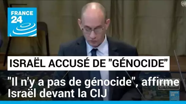 Gaza : "Une guerre tragique a lieu mais il n'y a pas de génocide", affirme Israël devant la CIJ