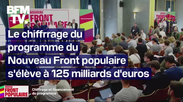 Le Nouveau Front populaire détaille le chiffrage de son programme pour les législatives