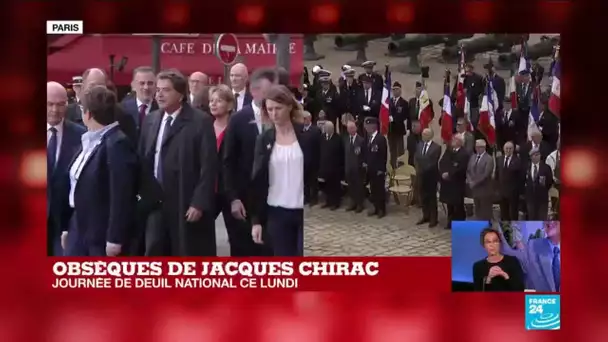 Hommage à Jacques Chirac : Claude Chirac est venue remercier les Français