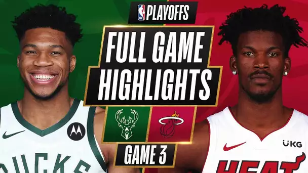 #3 BUCKS at #6 HEAT | FULL GAME HIGHLIGHTS | May 27, 2021