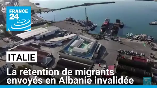 Italie : la rétention de migrants envoyés en Albanie invalidée par le tribunal • FRANCE 24