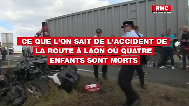 Ce que l'on sait de l'accident de la route à Laon où quatre enfants sont morts