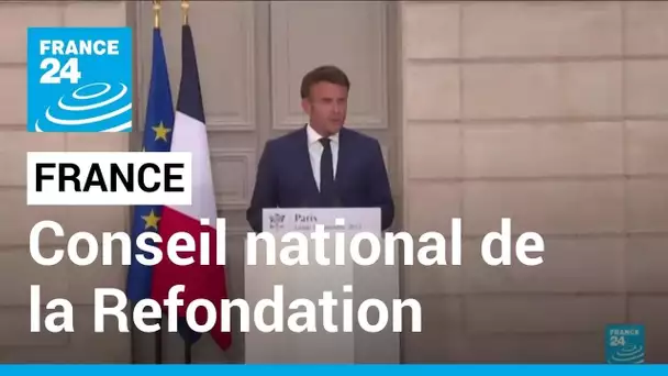 France : coup d'envoi du Conseil national de la refondation donné par Emmanuel Macron • FRANCE 24