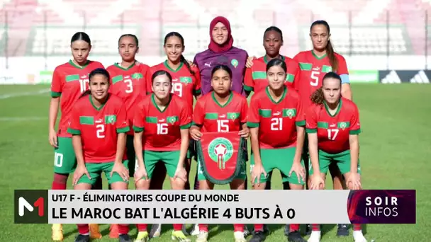 Éliminatoires Mondial Féminin U17 : Le Maroc écrase l'Algérie (4-0)