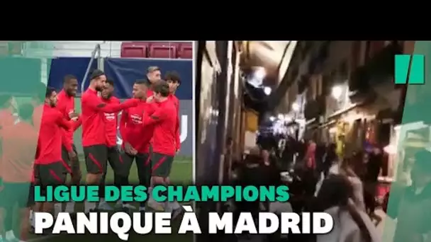 Avant la Ligue des champions, les supporters de Manchester United chahutés à Madrid