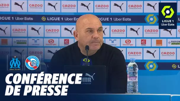 Conférence de presse OLYMPIQUE DE MARSEILLE - RC STRASBOURG ALSACE (2-2)  / 2022/2023