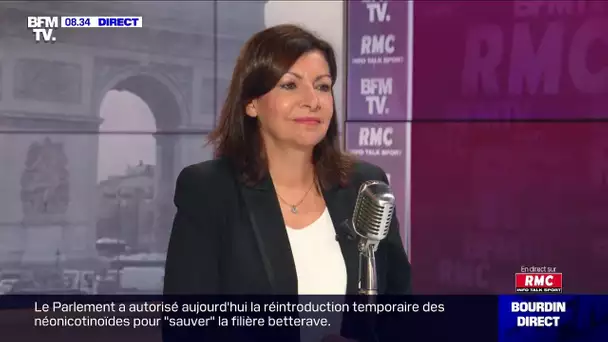 Anne Hidalgo face à Jean-Jacques Bourdin sur RMC et BFMTV