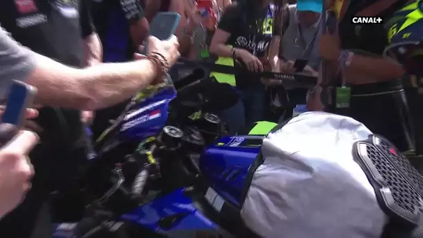 Le rituel de Valentino Rossi