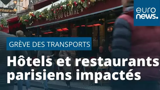 Les commerces, hôtels et restaurants parisiens fortement impactés par la grève des transports