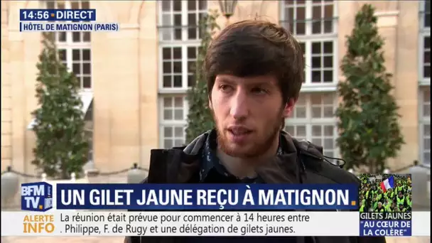 Le membre des gilets jaunes Jason Herbert assure que 'le Premier ministre reste ouvert au dialogue'