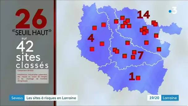 42 sites industriels classés Seveso en Lorraine