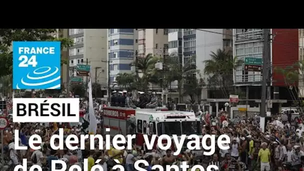 Lula, chants et ferveur : le dernier voyage de Pelé à Santos • FRANCE 24