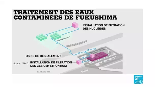 Les eaux contaminées de Fukushima seront déversées dans la mer après traitement