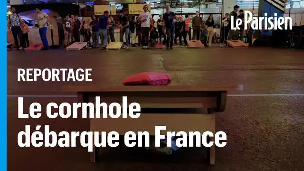 «On joue contre de pros, on va se faire allumer» : les fans de cornhole s’affrontent à Paris