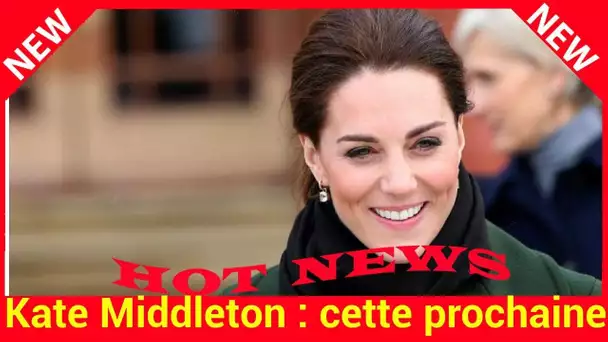 Kate: cette prochaine sortie qui doit faire taire les rumeurs de crise conjugale avec William