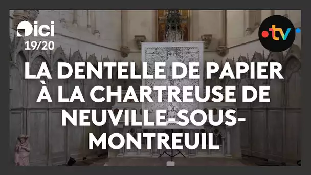 La dentelle de papier,  quand l'art rencontre un lieu rempli d'histoire à Neuville-sous-Montreuil