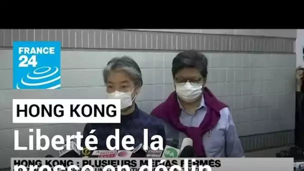 Hong Kong : un troisième média ferme, des journalistes s'inquiètent pour leur sécurité