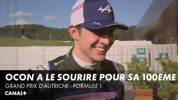 Esteban Ocon a le sourire pour sa 100ème