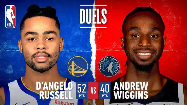 D'Angelo Russell & Andrew Wiggins Trade Buckets On Career Nights