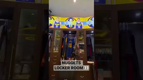 Inside Look At The Nuggets Locker Room Before Their 1st Finals Appearance! 🔥 | #Shorts