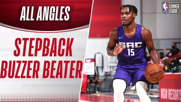 ALL ANGLES: 🚨 Davion Mitchell STEPBACK BUZZER BEATER! 🚨