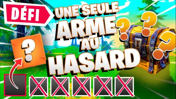 LA PIRE ARME!!🔥DÉFI : TOP 1 AVEC UNE SEULE ARME AU HASARD ! NOUVELLE SÉRIE FORTNITE SAISON 5 et 6