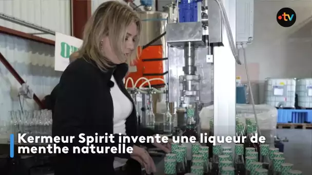 Kermeur Spirit invente une liqueur de menthe naturelle