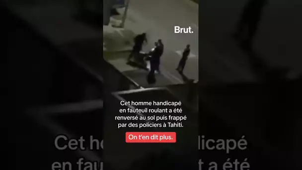 Un homme en fauteuil roulant renversé puis frappé par des policiers à Papeete, à Tahiti