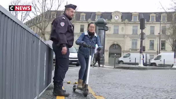 La police déploie une campagne de sensibilisation à la réglementation des trotinettes