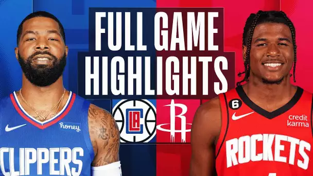 CLIPPERS at ROCKETS | NBA FULL GAME HIGHLIGHTS | November 2, 2022