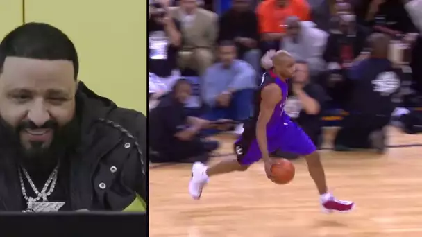 DJ Khaled Reacts to Vince Carter’s 360 Windmill Dunk 2000 Dunk Contest