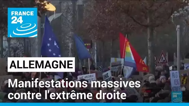 En Allemagne, de nouvelles manifestations massives contre l'extrême droite • FRANCE 24