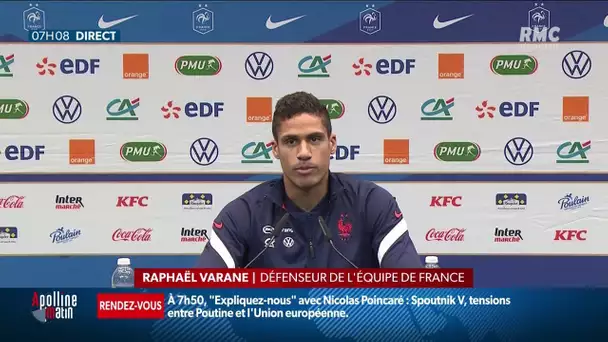 Raphaël Varane encense Karim Benzema qui n’a pas été convoqué en sélection depuis 2015