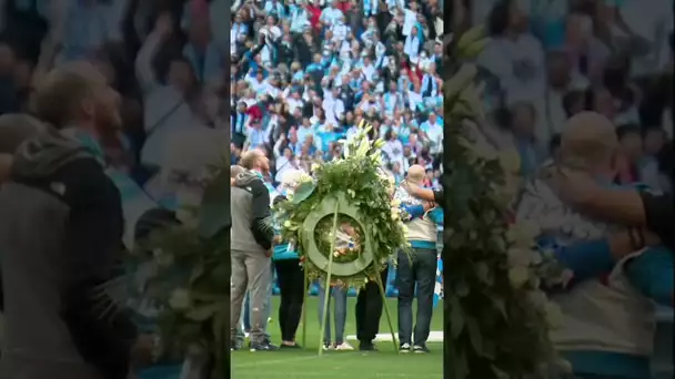 Dernier hommage du vélodrome à Bernard Tapie