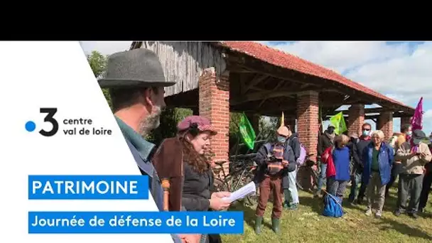 Loiret : journée de défense de la Loire des opposants face au projet de pont entre Mardié et Darvoy