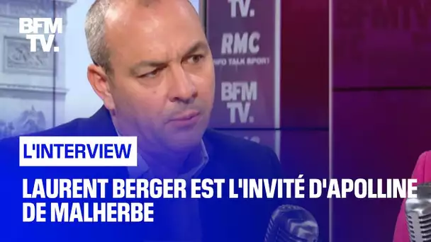 Laurent Berger face à Apolline de Malherbe en direct