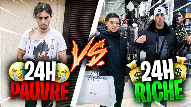 24H RICHE VS 24H PAUVRE ! 😨😱 (Avec Issa et Nassim)