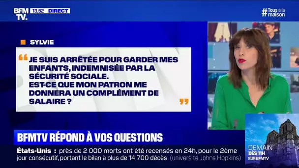 Je suis arrêtée pour garder mes enfants, mon patron peut-il me donner un complément de salaire ?